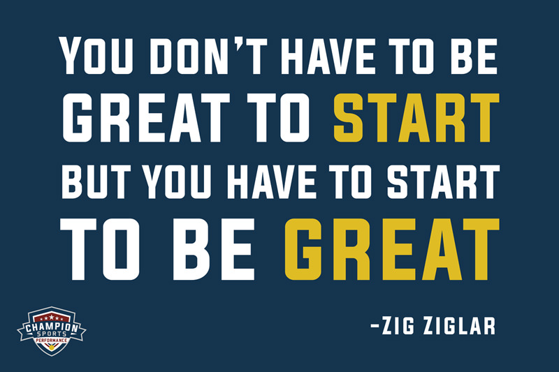 You Dont Have To Be Great To Start