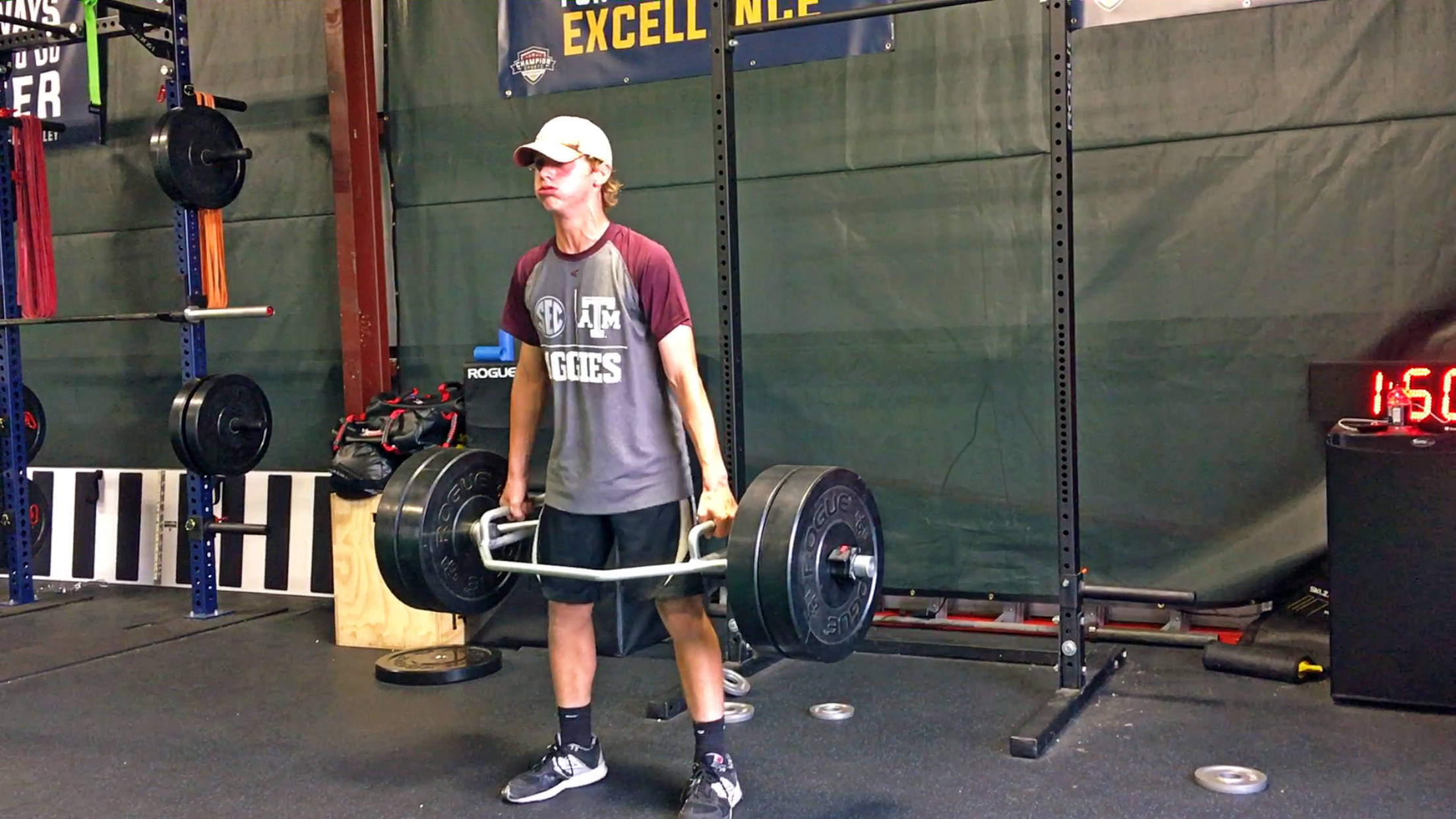 Jake Jennings with the trap bar deadlift during the Champion Sports Performance Summer Training Program